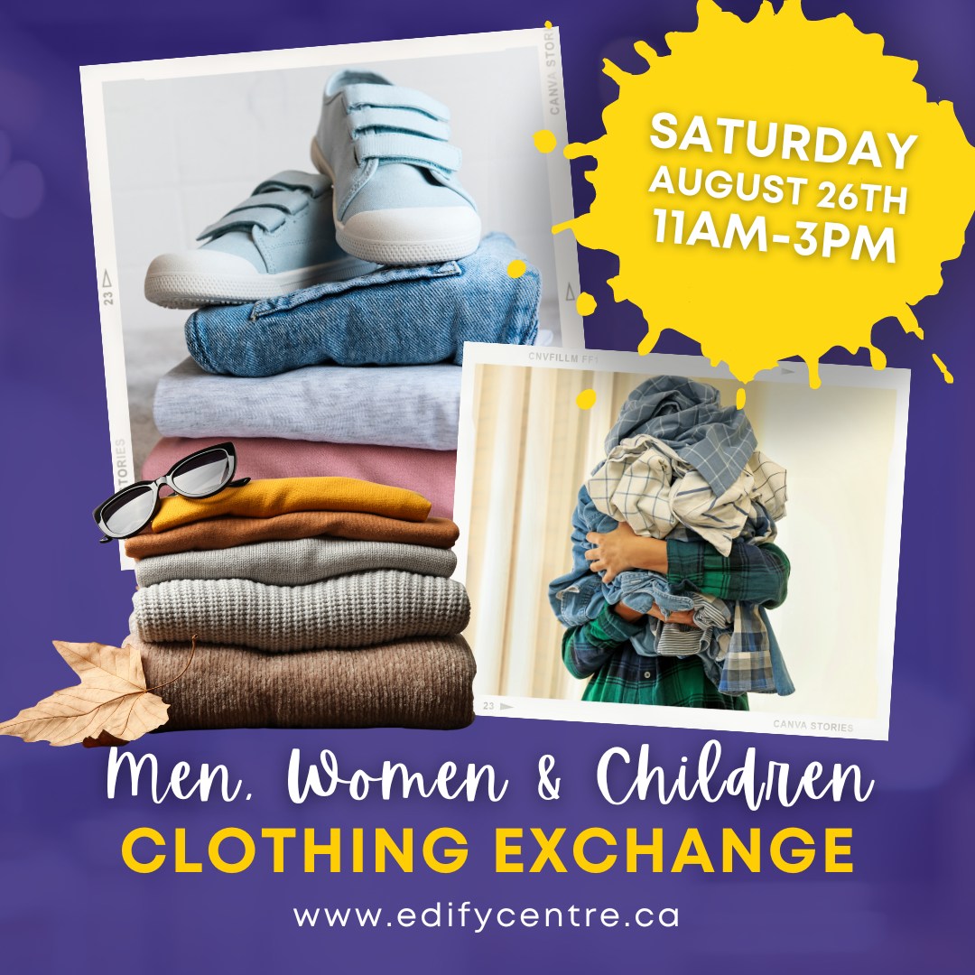 theedifycentre (@theedifycentre) on Twitter photo For additional information or inquiries please email kyrane.c@outlook.com
Event entry will be donation based— either a cash donation or a non-perishable food item
along with your gently used clothing at your table For additional information or inquiries please email kyrane.c@outlook.com
Event entry will be donation based— either a cash donation or a non-perishable food item
along with your gently used clothing at your table