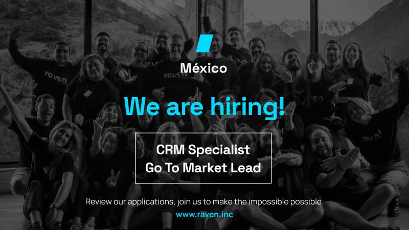 inge_yang's tweet image. ¡En Raven México te estamos buscando! 🔎

Si quieres ser parte de esta aventura, revisa y postula en los siguientes links:

CRM Specialist ▶ lnkd.in/e9KM7aKy
Go To Market Lead ▶ lnkd.in/eTiUge6w

Let's fly 🚀

#wedesigntobuild #weareraven #CRM #gotomarket
