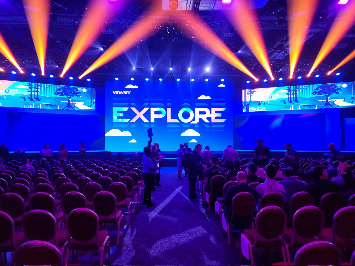 Des0lat0r's tweet photo. The general session at #VMwareExplore is starting in less than an hour. You can check out the session streaming at the link below.
https://t.co/Dv34HecDP2 https://t.co/qUxGip0gir
