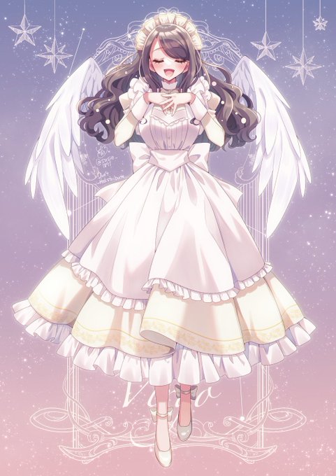 おとめ座のメイドさん♍️✨✨
#12星座のメイドさん
#ヲトメツバキ 