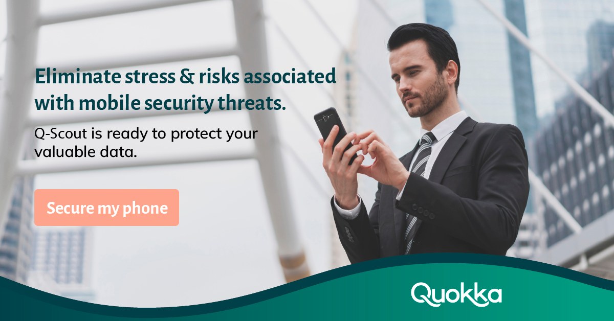 Keep your data secure and safe from outside sources using Quokka's revolutionary Personal Device Management solution. bit.ly/3CaXhfG