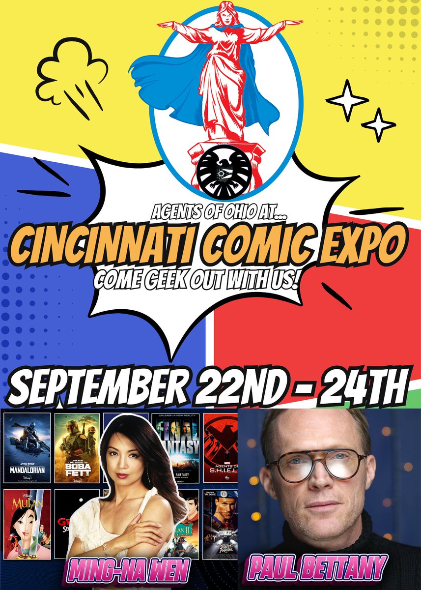 last year, a group of agents got together to run the booth for <a href="/AgentsOfOHIO/">Agents Of OHIO | 184thDivision</a> at <a href="/CinciComicExpo/">CincinnatiComicExpo</a>  and it was a blast.
We're excited to be back again this year, especially with the awesome line up.😁
Be sure to stop by!