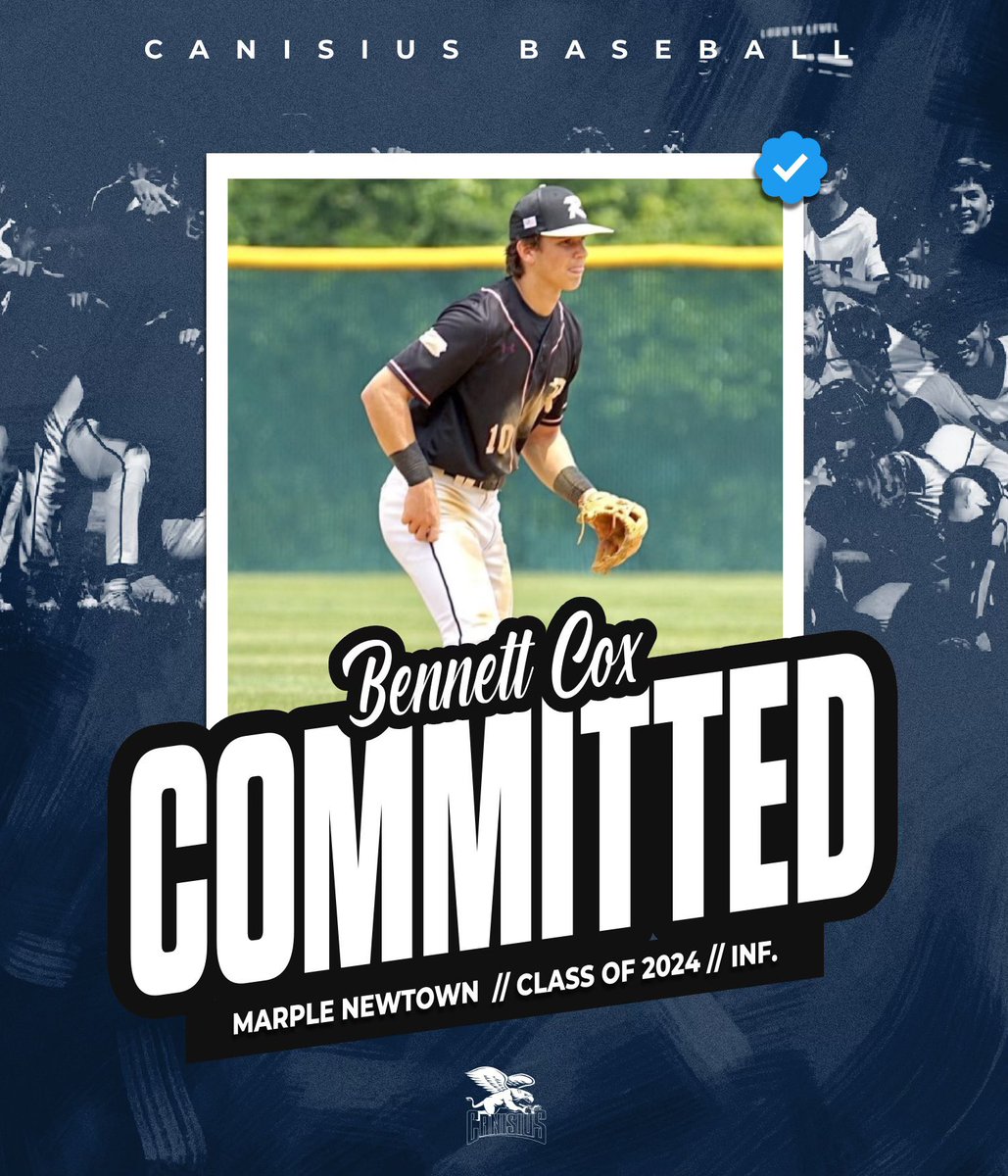 I’m excited to announce my commitment to further my academic and athletic career at Canisius University. Thank you to my coaches, family, and teachers for helping me through this process. #griffs
<a href="/MNBaseball1/">Marple Newtown HS Baseball</a> <a href="/parebels/">parebels</a> <a href="/GriffsBaseball/">Canisius Baseball</a>