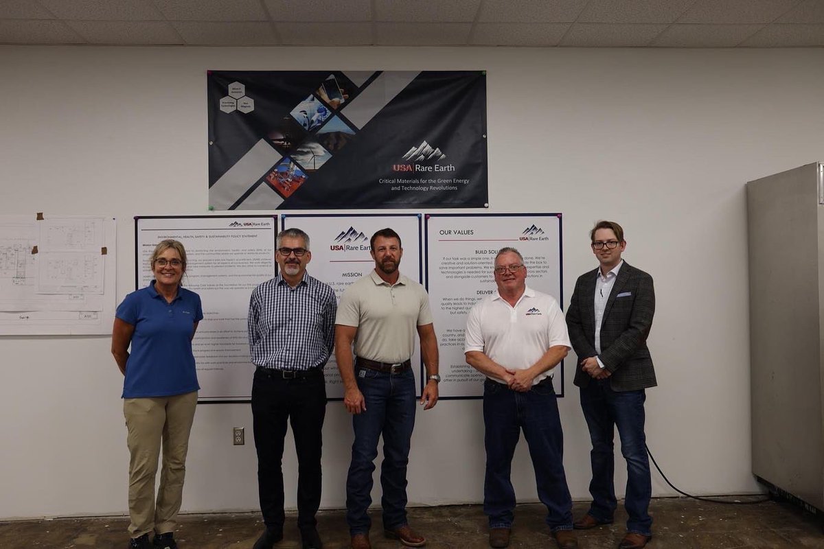 Markwayne Mullin (@senmullin) on Twitter photo Exciting news! <a href="/USARareEarth/">USARareEarth</a> has chosen <a href="/StillwaterOKgov/">City of Stillwater</a> to develop a new $100 million metal and magnet manufacturing facility.
They’ll be taking advantage of Oklahoma’s unique business, labor, and operating environment to support the military and power our everyday needs. Exciting news! <a href="/USARareEarth/">USARareEarth</a> has chosen <a href="/StillwaterOKgov/">City of Stillwater</a> to develop a new $100 million metal and magnet manufacturing facility.
They’ll be taking advantage of Oklahoma’s unique business, labor, and operating environment to support the military and power our everyday needs.