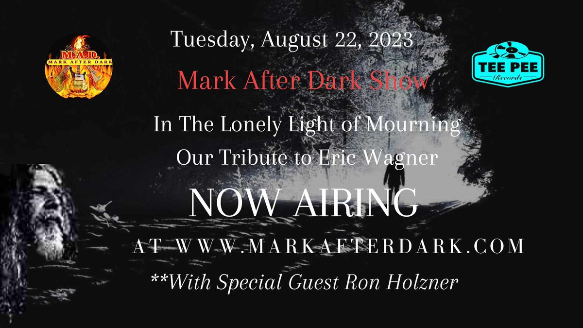 teepeerecords's tweet image. Tune into @AMarkafterdark today for the #LonelyLightofMourning tribute to The Skull and Legion Of Doom's Eric Wagner. Help us celebrate the legacy of one of doom metal's pioneers: markafterdark.com/home

#theskull #troubleband #legionofdoom #ericwagner #markafterdark