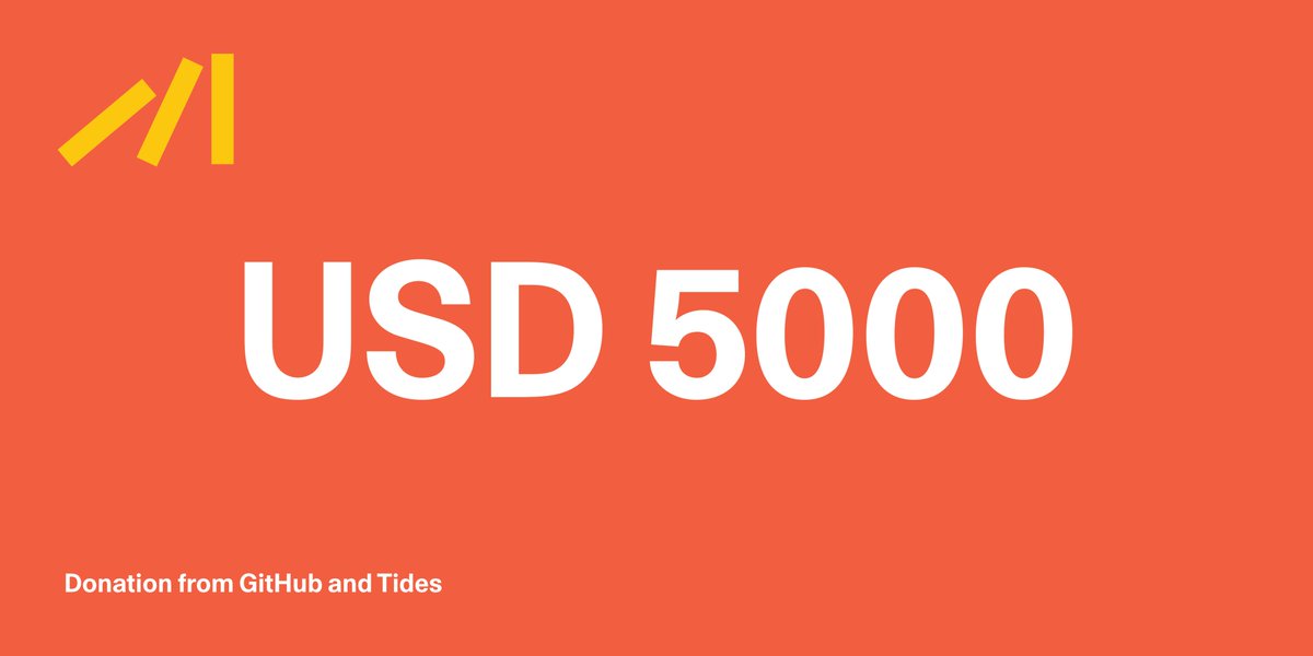 Grateful for the generous support from @github and Tides (@TidesCommunity), empowering us to drive forward our open source initiative. #OpenSource #Tech4Good #SocialIncome #FightPoverty