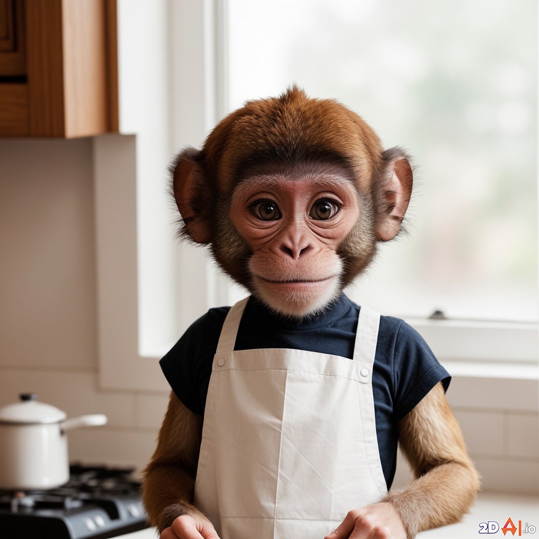 2DAICommunity's tweet photo. Your time's up, @GordonRamsay – we've got a new culinary genius in town! 🐵 https://t.co/3lKj3mMkwo