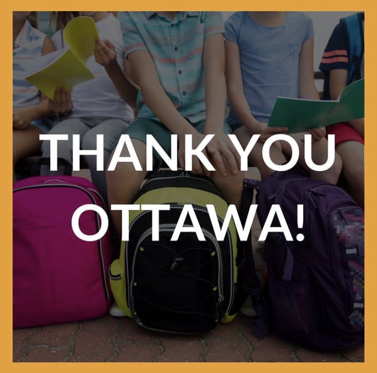 OCH_Foundation's tweet photo. We are speechless! Together we raised $12,766 for #PackaSack. This year it has been the most successful @Bridgehead #PackaSack campaign. This means that hundreds of kids will return to school with a backpack flled with all the school supplies they need. https://t.co/23jwT1aShI
