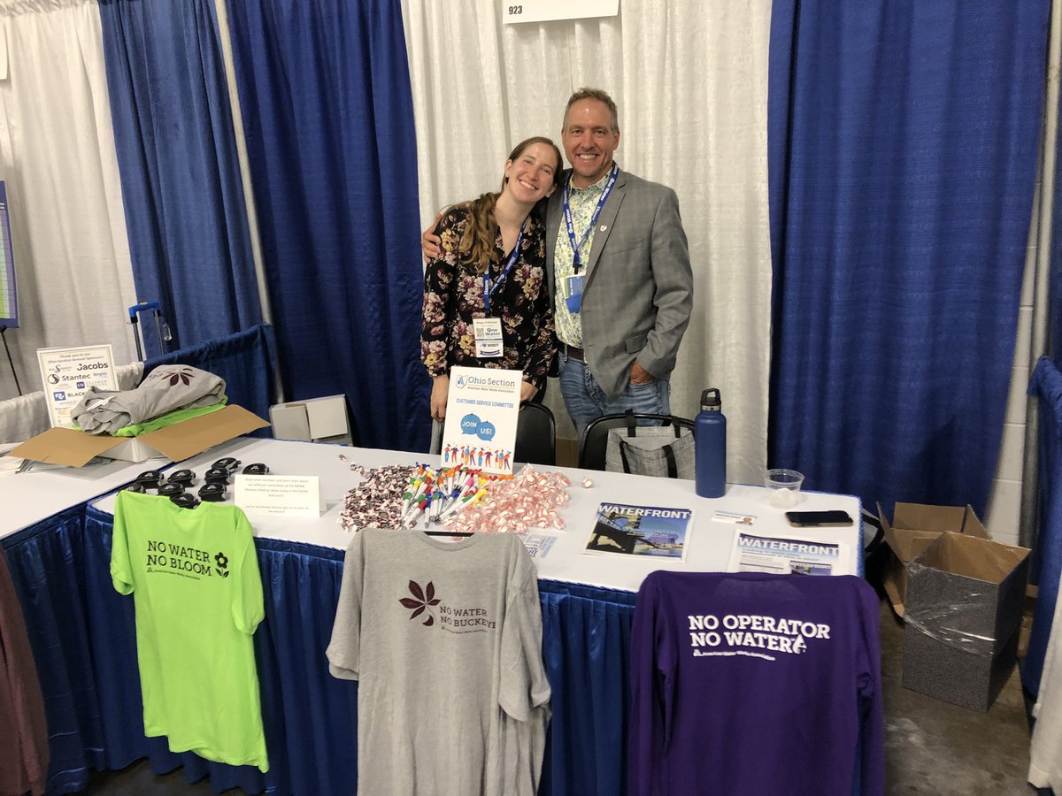 MaggieAWWA's tweet photo. #OneWater in Ohio kicks off with an amazing keynote by #DMIC Chair Donnell Duncan. Stop by the expo hall to visit with volunteers and exhibitors. #SectionSharing https://t.co/JvD6FQ9Msq