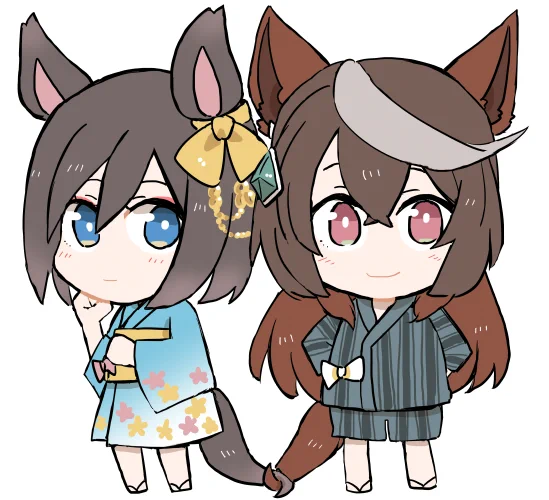 仲良く夏祭りに行っておいで～! 