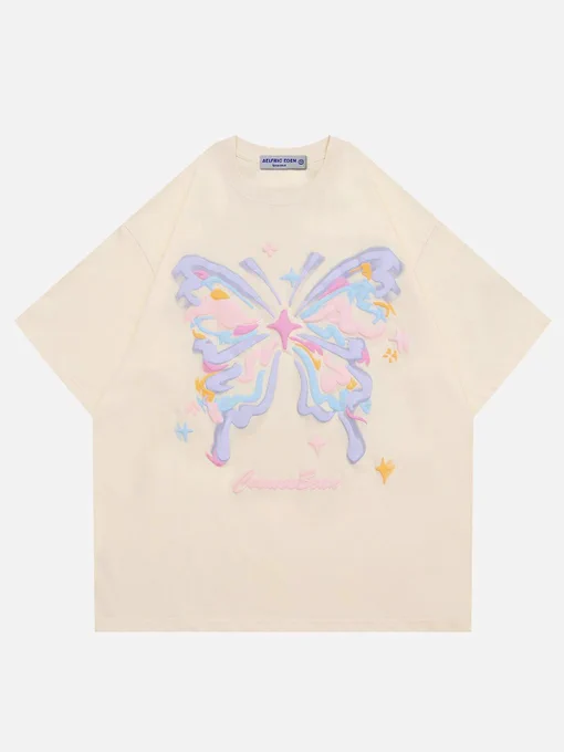 vertigo design colorful butterfly tee from aelfric eden 