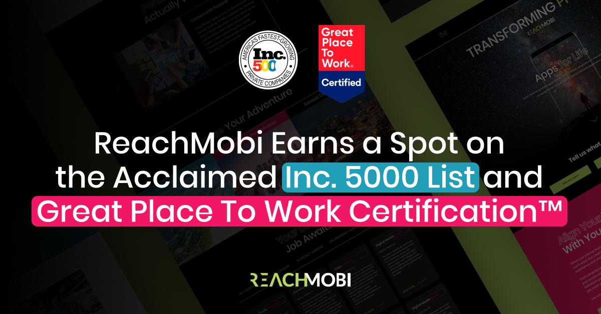 TweetReachMobi's tweet photo. 🏆 Exciting News! Thrilled to announce that we are now certified as a Great Place to Work AND an Inc. 5000 awardee!  Thank you to our amazing team and supporters for making this possible. Onward and upward! #GreatPlaceToWork #Inc5000

https://t.co/gp3P0W6T3k https://t.co/RgOYHlXpmr