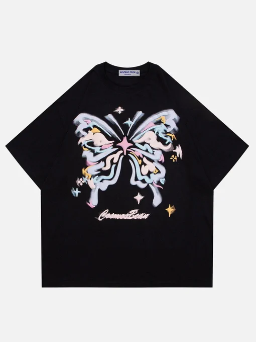 vertigo design colorful butterfly tee from aelfric eden 