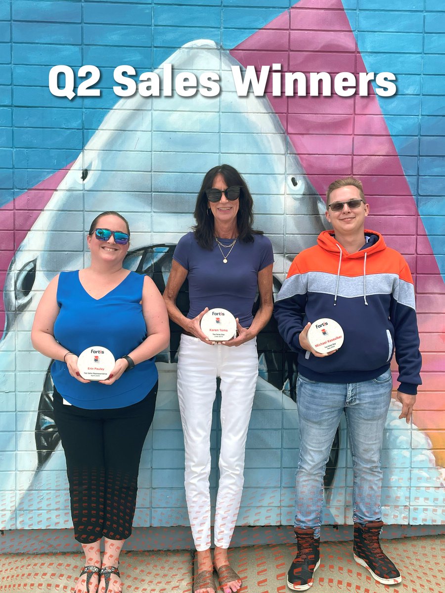 FortisPay's tweet image. Congratulations to the extraordinary winners of our Q2 sales contest at #TeamFortis! The competition was fierce, and our sales team rose to the challenge, showcasing their incredible skills and unwavering determination. #SalesContest #FirstPlace #Success #Work #Sales #Winners