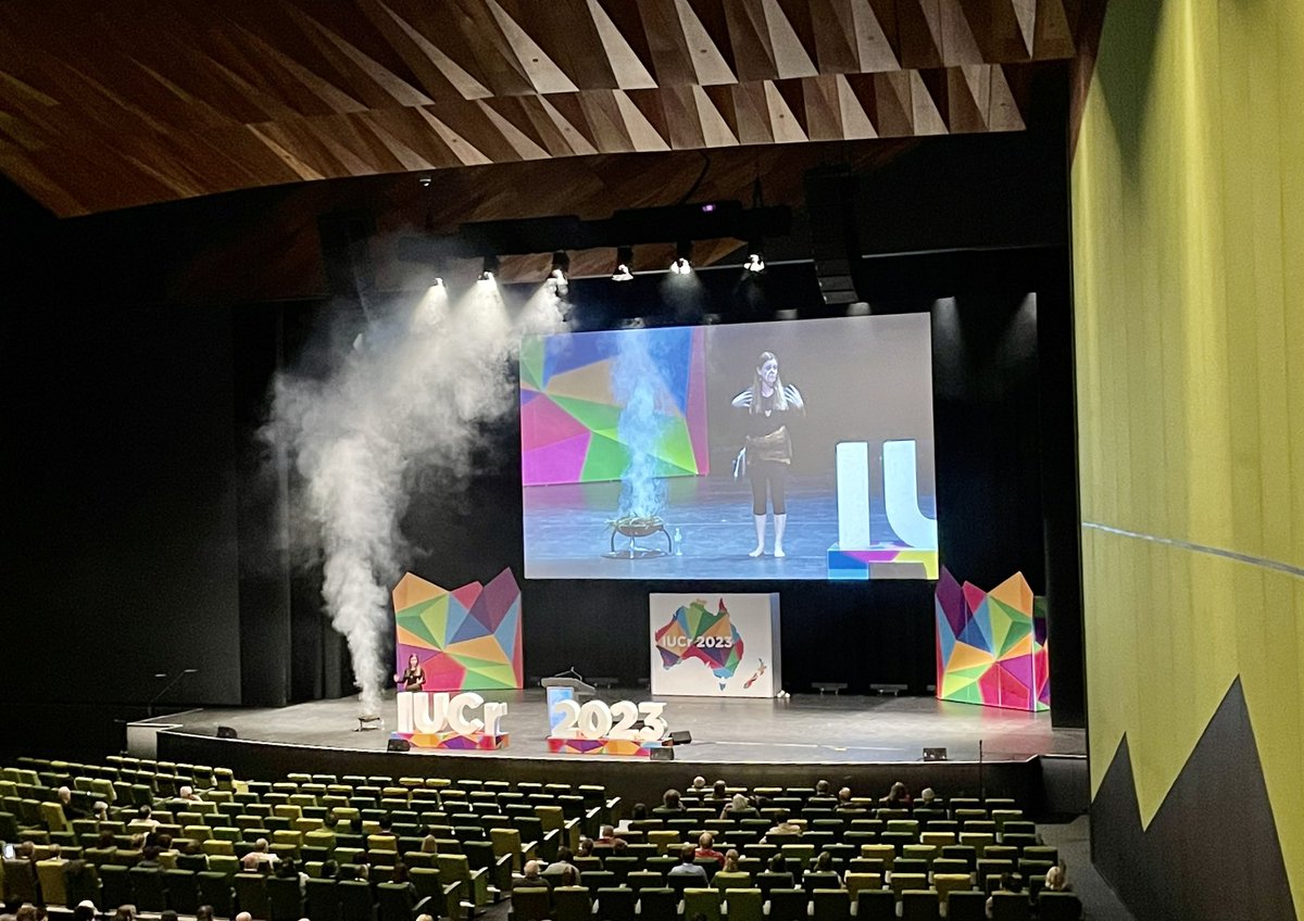 It’s on! #iucr2023 <a href="/IUCr2023/">IUCr2023</a>