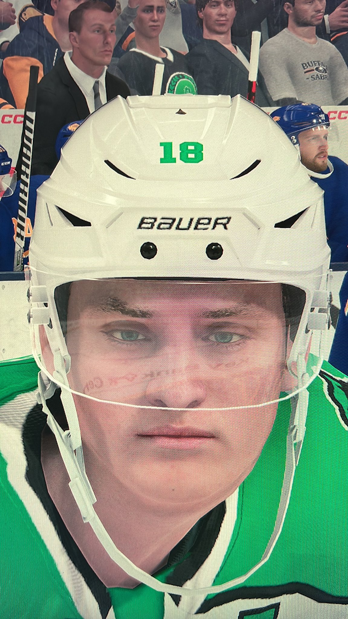 we can only pray #NHL24 has better face scans cuz that is NOT @98CBedard 😭😭😭😭 https://t.co/w9J5ncxpUV