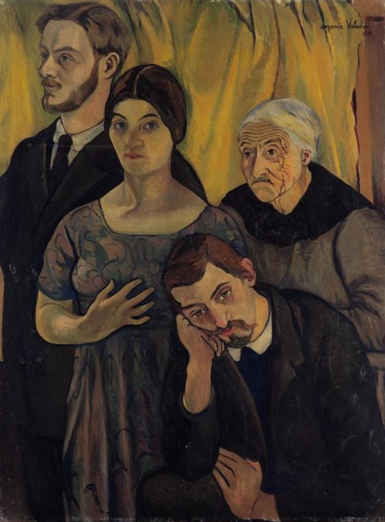 Suzanne Valadon, Self Portrait with Family, 1912 
Oil on canvas