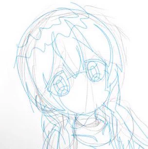  顎と首から 