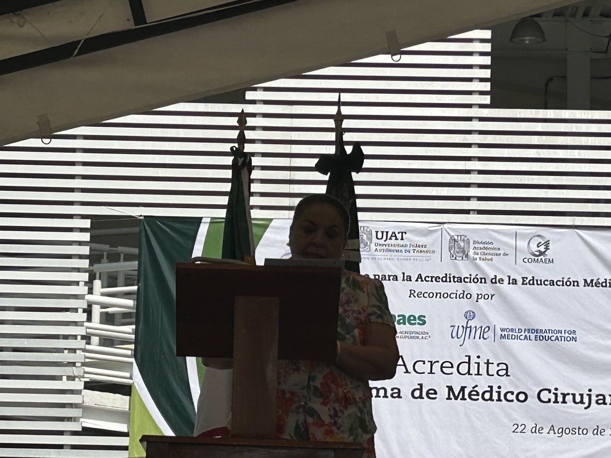 DgpeiU's tweet photo. Felicitaciones a la DACS por la reacreditación de la licenciatura en médico cirujano. La UJAT en la calidad de programas educativos. https://t.co/LC15DcPjvY