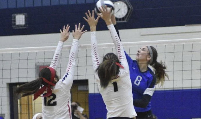 OHSAASports's tweet photo. 🗓️ThisDateInOHSAAHistory: Aug. 24, 2017 - Antwerp's Rachel Williamson recorded 45 kills in a volleyball match vs. Miller City, tied for fifth in #OHSAA history at the time. Entering the 2023 season Williamson's total ranks tied for eighth in state history. Photo: Crescent-News https://t.co/WZ1mYU27Uu