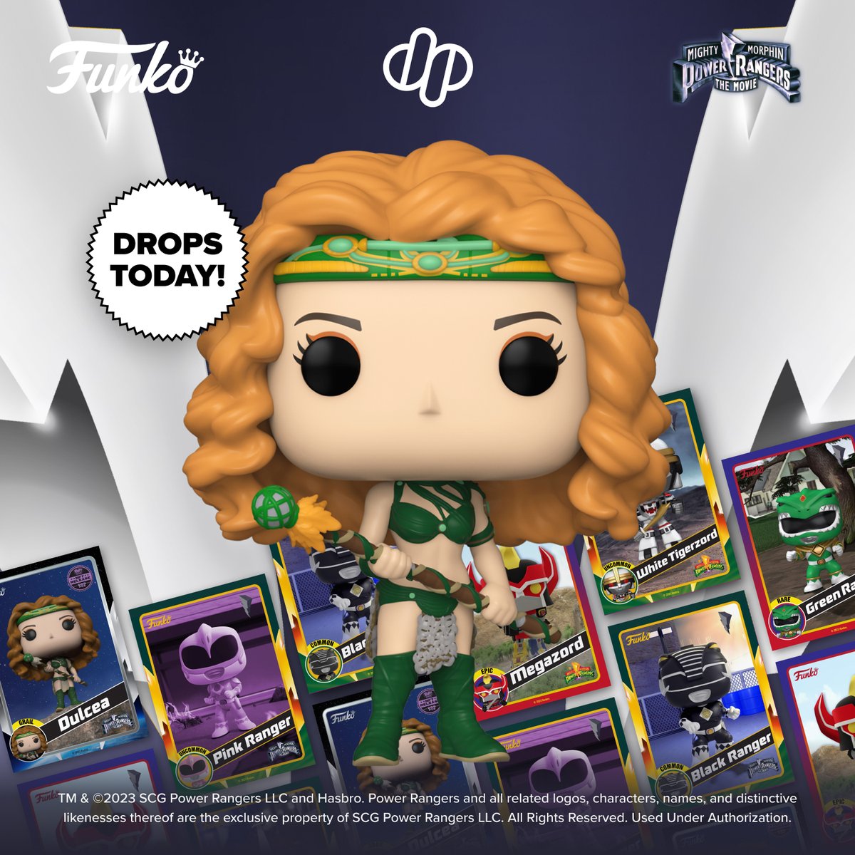 Dropppio's tweet photo. It's almost morphin' time! Power Rangers x Funko Series 2 goes on sale TODAY at 11 am PT. 👉 https://t.co/JkGFynoaNu

@funko @PowerRangers #Funko #DigitalPop #NFT #Droppp #digitalcollectibles #PowerRangers #MMPR https://t.co/TtdBMK1RCt