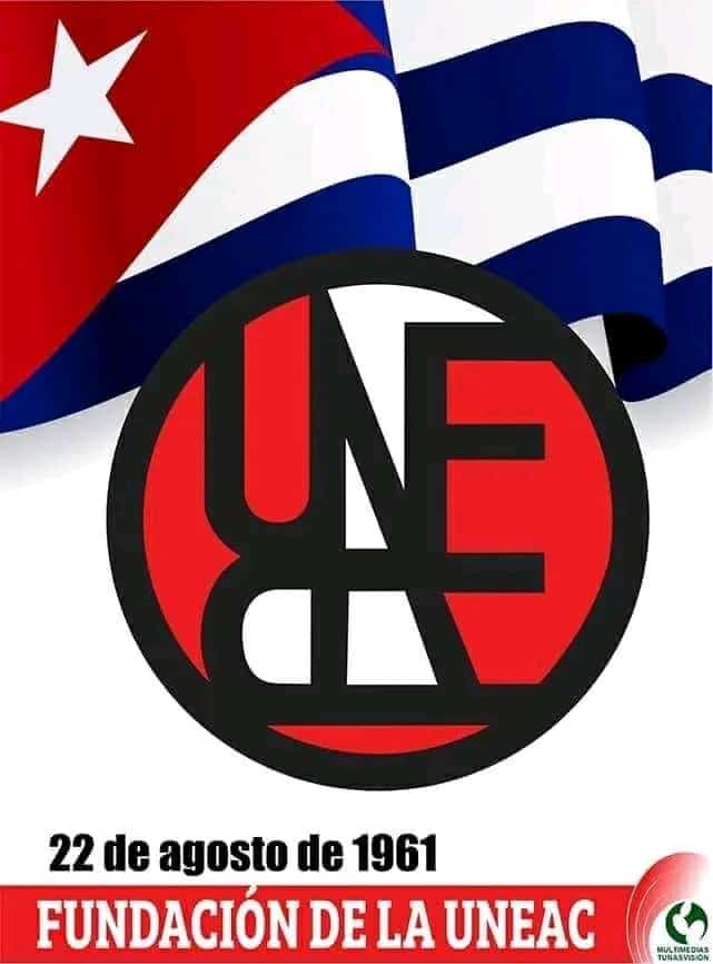 ANIVERSARIO 62 DE LA UNIÓN DE ESCRITORES Y ARTISTAS DE CUBA
Felicidades para todos los que desde esta organización defienden la cultura cubana en nombre de la gran familia del #FCBCuba 
#CubaEsCultura 
.
.
.
.
#FCBC 
#35aniversario 
@UNEAC #Camagüey 
Ministerio de Cultura