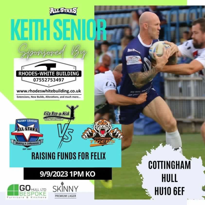 R_WBuilding's tweet image. Pleased to be able to support @KeithSenior4 @jackloganlogan as they raise funds for Felix. Take a look at @lfakallstars page if you would like to donate. 🏉