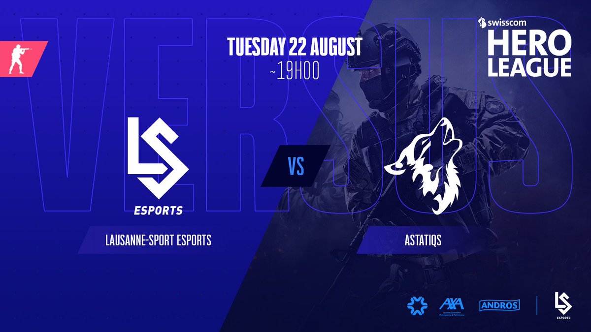 eLS | Lausanne-Sport Esports (@lausanneesports) on Twitter photo 💣| #CSGO
On continue sur notre belle lancée pour notre troisième match de la <a href="/swisscom_gaming/">Swisscom Gaming</a>
PS: défoulez-vous, notre adversaire de ce soir ne possède pas twitter donc ne peux pas répondre 😇😇
🆚#astatiqs
🕐19h00
📢ONE CLUB ONE CANTON🔥#AllezLausanne #OneClickAhead 💣| #CSGO
On continue sur notre belle lancée pour notre troisième match de la <a href="/swisscom_gaming/">Swisscom Gaming</a>
PS: défoulez-vous, notre adversaire de ce soir ne possède pas twitter donc ne peux pas répondre 😇😇
🆚#astatiqs
🕐19h00
📢ONE CLUB ONE CANTON🔥#AllezLausanne #OneClickAhead