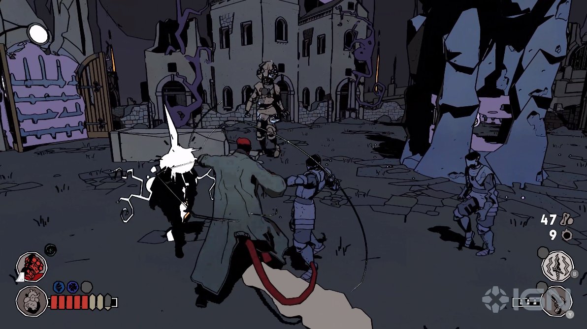 ShakaInc's tweet image. #HellboyWebOfWyrd is shaping up to be fantastic. Top work to the fine folks over at @UpstreamArcade.