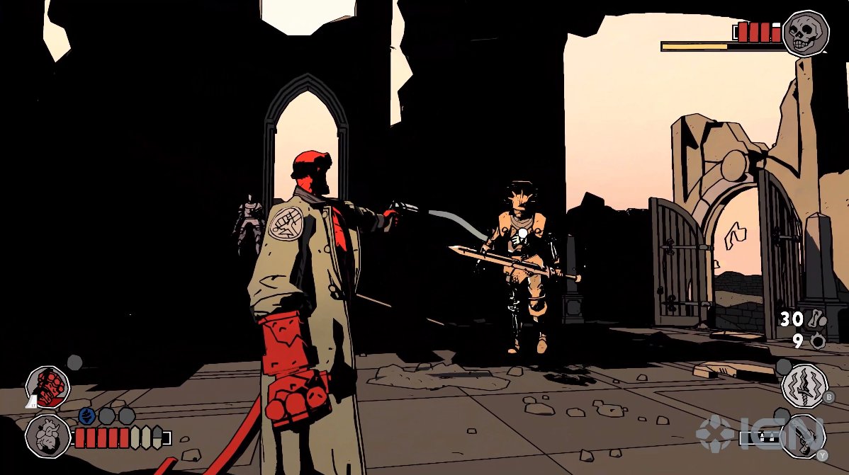 ShakaInc's tweet image. #HellboyWebOfWyrd is shaping up to be fantastic. Top work to the fine folks over at @UpstreamArcade.