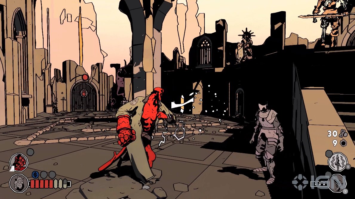 ShakaInc's tweet image. #HellboyWebOfWyrd is shaping up to be fantastic. Top work to the fine folks over at @UpstreamArcade.