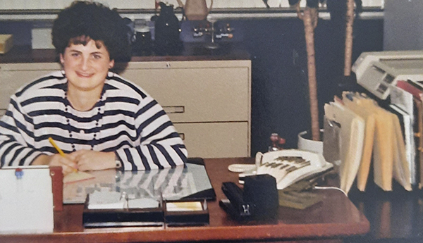 PSPC_SPAC's tweet image. The little Matane office that started out as the government’s repository for cheques has changed and grown leaps and bounds over its 45 years. Nancy Vignola, an employee with 38 years of service, saw it all happen. Read more: canada.ca/en/public-serv… #PSPCStories