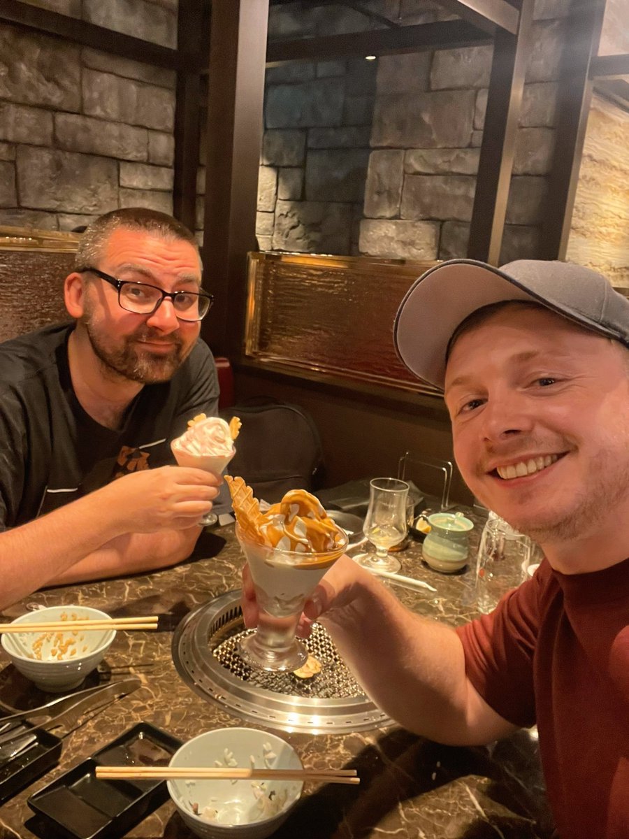 RicServini's tweet photo. Hello TOKYO! It's great to be inside you again and this time with my boy @AndrewDBoswell https://t.co/NF56lKGlMs