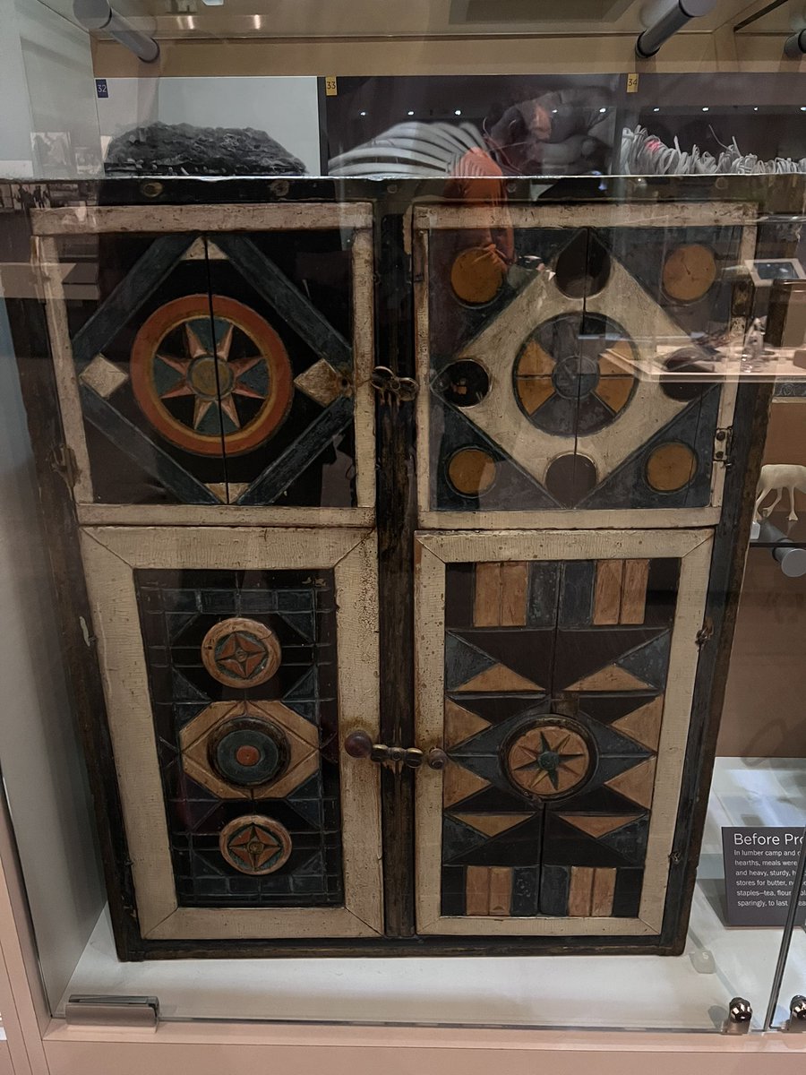 More north arrow roses , this time in cabinet form. Made by Inuit. The Rooms, St John’s NL