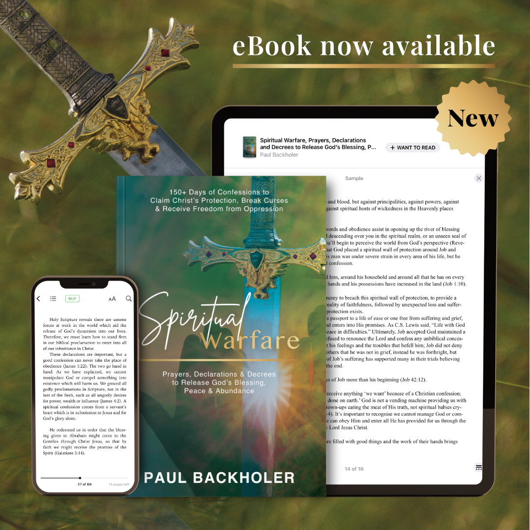 ByFaithMedia's tweet photo. Spiritual Warfare is now available as an eBook! โ๏ธ
Break the power of anxiety, lack & fear, with 150+ powerful declarations. Drive evil from you & your family with daily spiritual warfare confessions.
https://t.co/BFF44UX2xg
#PaulBackholer #SpiritualWarfare #BreakCurses https://t.co/MRHbwX7rhX