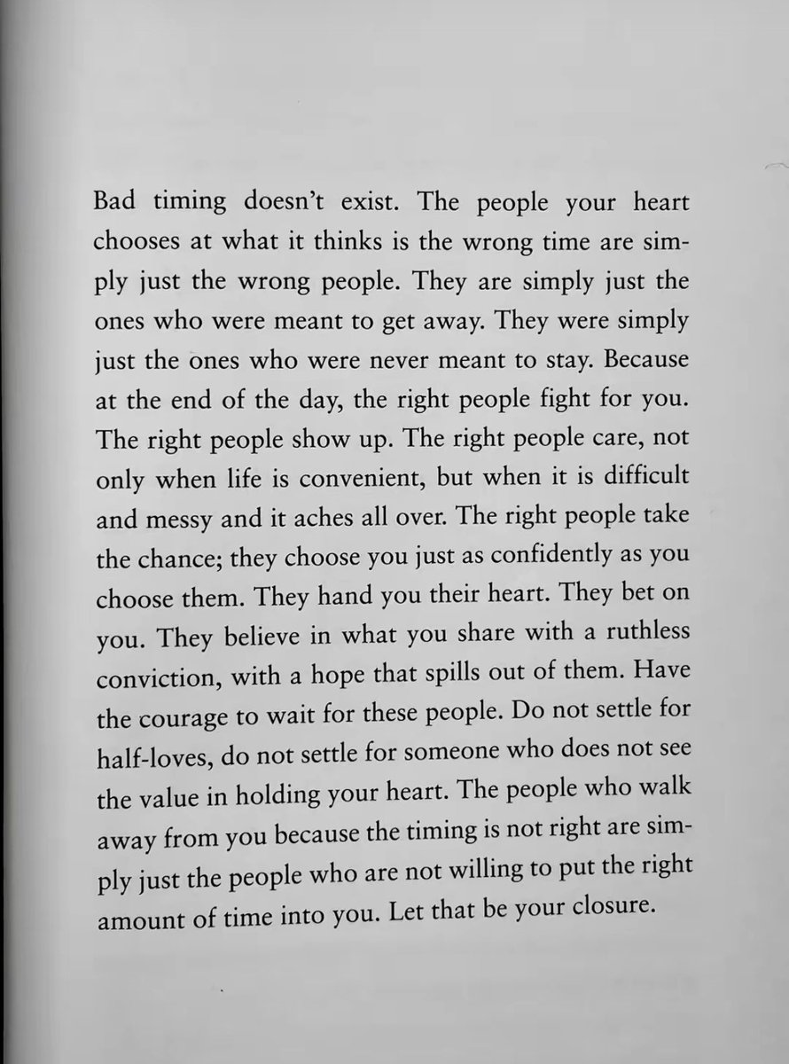 bad timing doesn’t exist