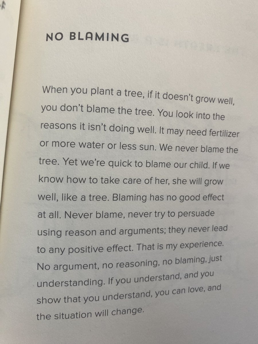 No Blaming: Whether raising our own children, tending to our inner child, or working with students in the classroom, this reminder from Thich Nhat Hanh is golden.💛