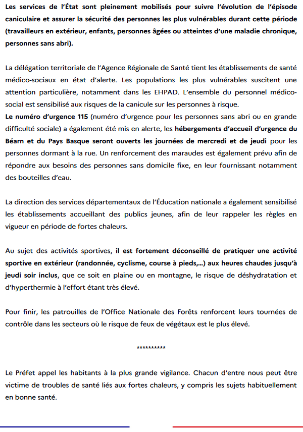 Préfet des Pyrénées-Atlantiques tweet media