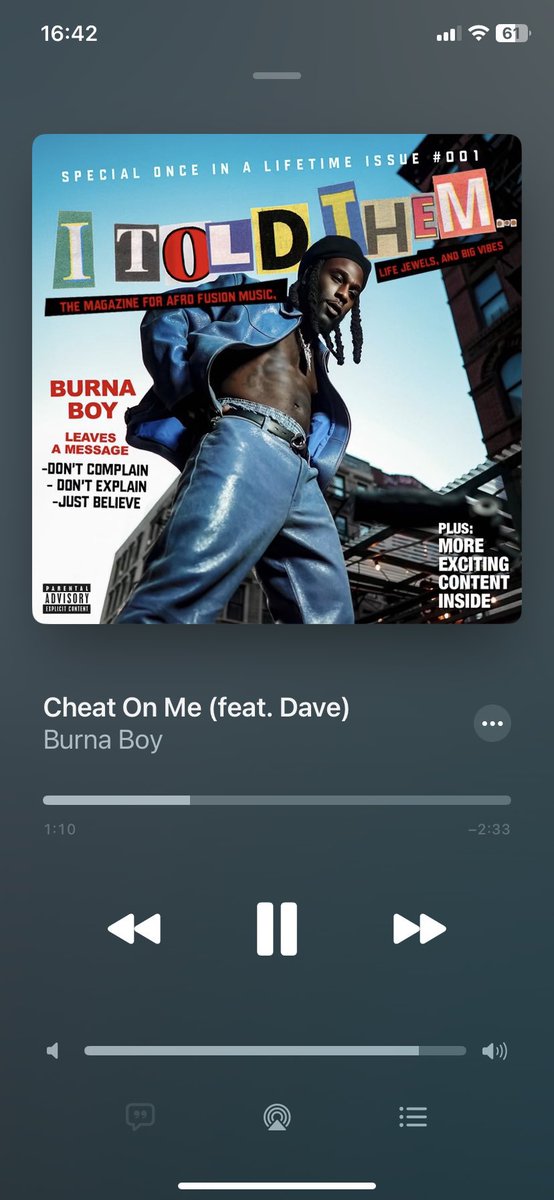 BURNA BOY AND DAVE — “CHEAT ON ME” OUT NOW ! 🤯☄️