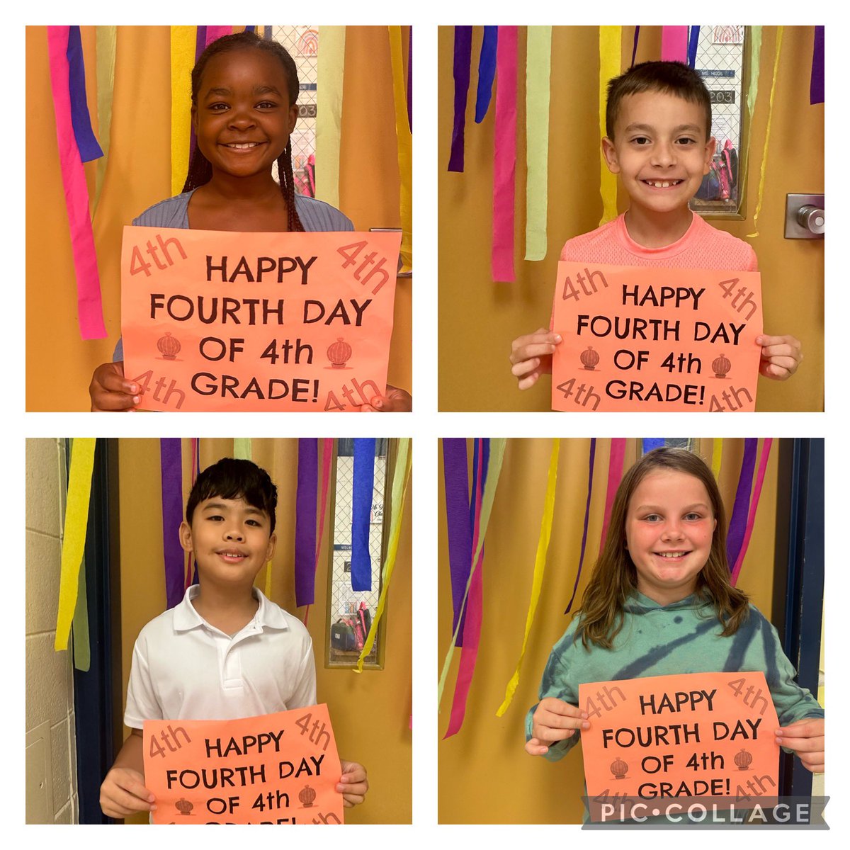BarkerFinckCrew's tweet image. It’s the #4thDayOf4thGrade and the #BestFourthGradersInTheDistrict are having so much fun celebrating all things 4! Topping it off with a 4 ingredient snack! #ClassFamily #SEL #Coteaching #BigRoomBigGoals #KYDL