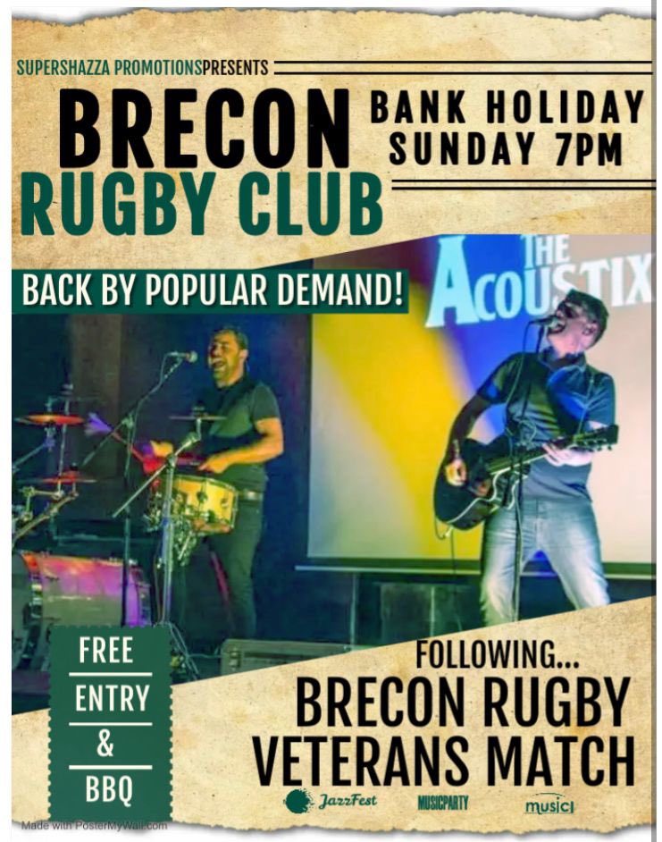 Looking for something to do this Sunday? Plenty of rugby on at home, followed by a hog roast and band @ the club in the evening. Come along & make the most of the last summer bank holiday. @PontySaxons