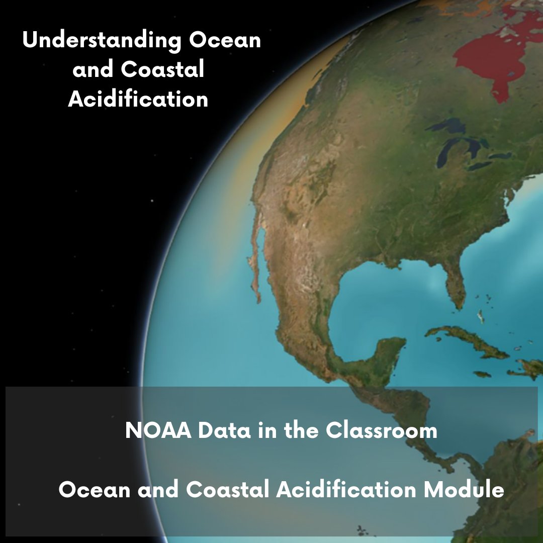 Planning lessons on ocean change? Check out the new video tutorial for using @NOAA’s Data in the Classroom #OceanAcidification module. Find the module and tutorial here: dataintheclassroom.noaa.gov/ocean-acidific… #TeachingTuesdays #BackToSchoolNOAA