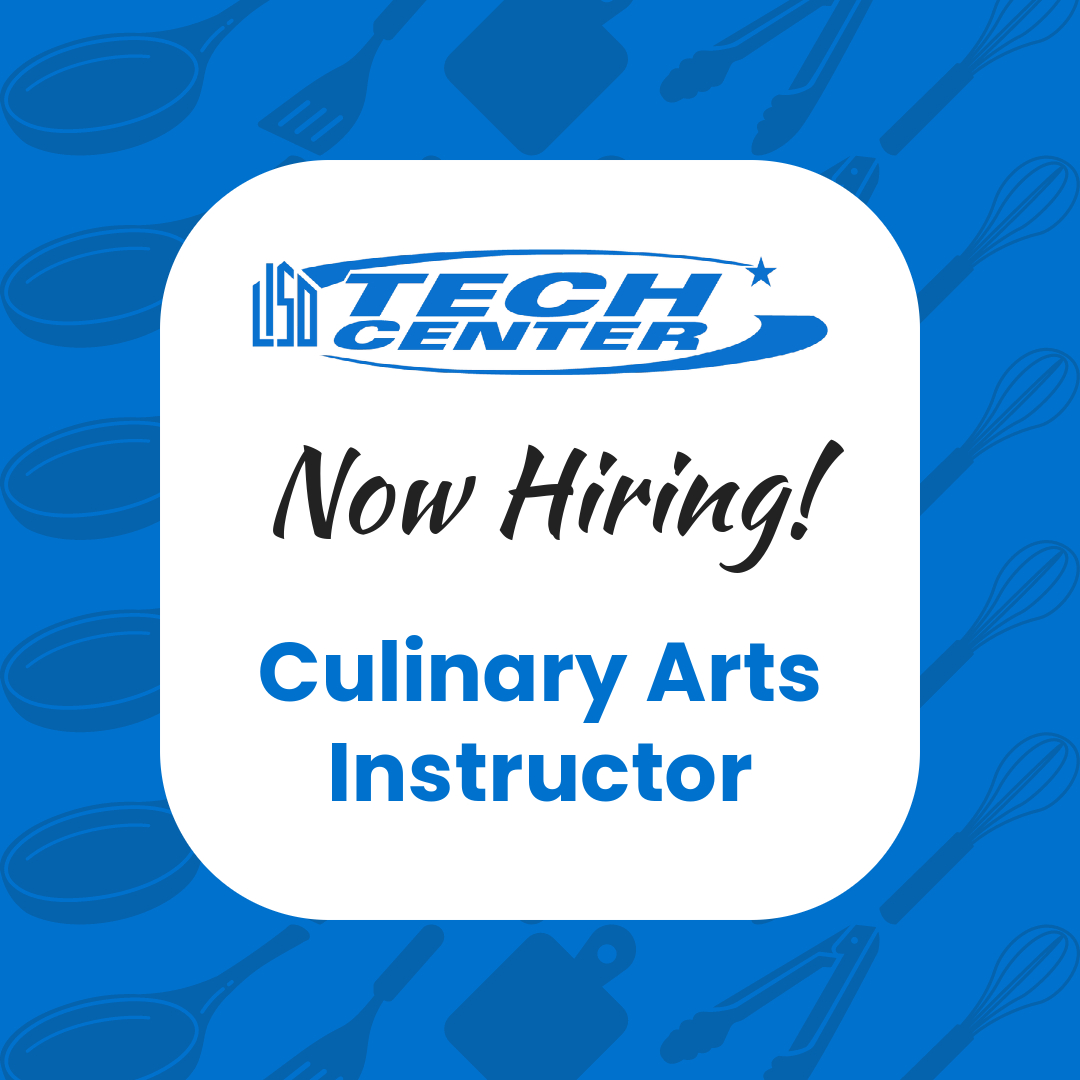 LISDTECHCenter's tweet photo. We are seeking an instructor for our Culinary Arts program! Individuals with relevant experience in the culinary field do not need a teaching background. Salary is based on experience. Learn more and apply: https://t.co/5XB5LtAubp #CareerTechEd #CulinaryArts #Lenawee  #NowHiring https://t.co/jSIAcNEacj