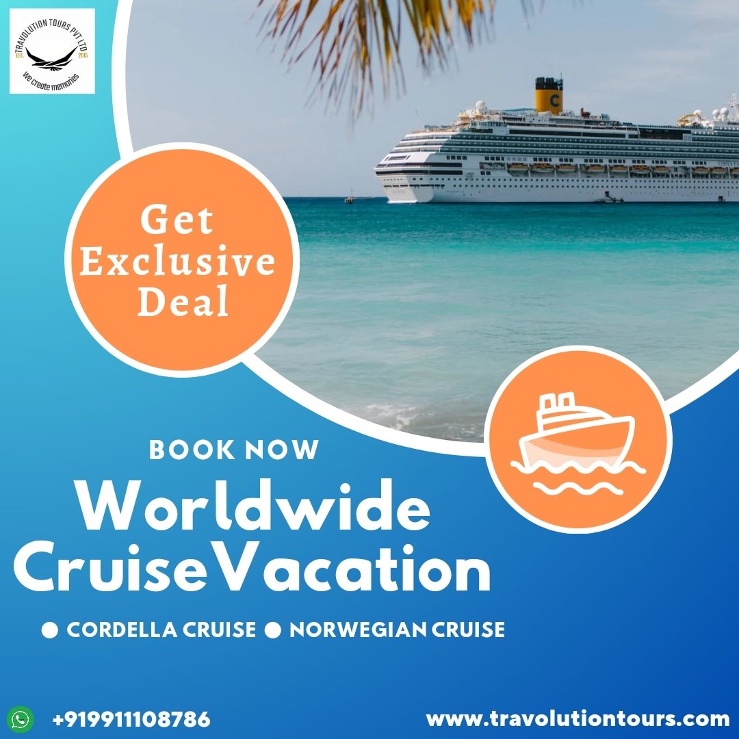 TravolutionTou1's tweet photo. Book Your Cruise Vacation from Travolution Tours!

Call us: +919911108786
                 +919818885644
Email:support@travolutiontours.com
Visit: https://t.co/CmXHIMqyvK

#Vacation #Cruise  #cordella #Norwegian #cruisetrip #travelagent #travolutiontours https://t.co/77VQDvp3FV