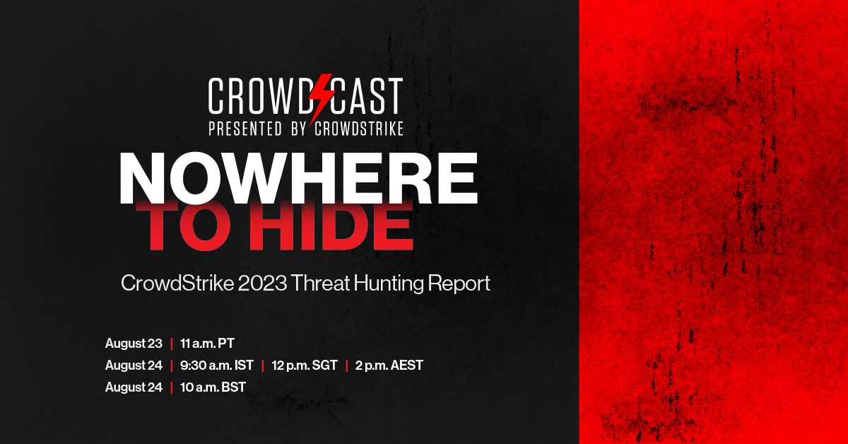 ezisit's tweet photo. Know them. Find them. Stop them. 

Join @CrowdStrike experts in this exclusive CrowdCast as they unlock the novel and prominent adversary tradecraft, exposed by Falcon OverWatch. CrowdStrike’s proactive 24/7 threat hunting team. 

🗓️: https://t.co/TRK1zUyiov https://t.co/Qzai1GUO4b