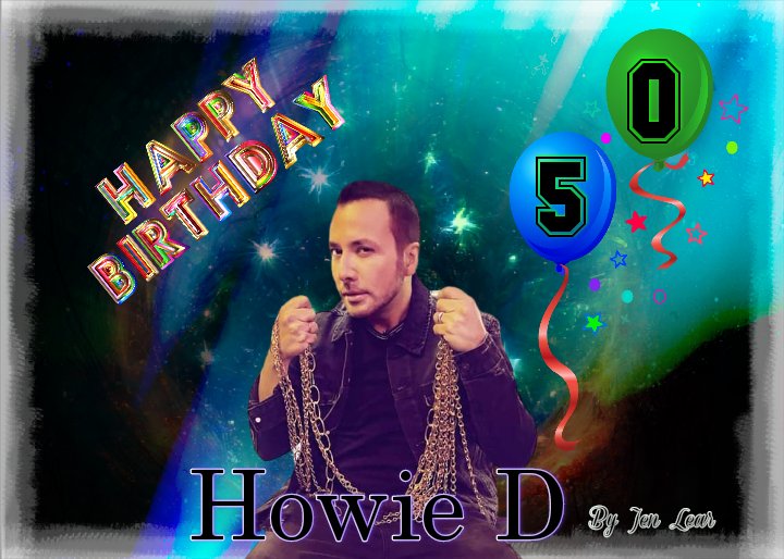 SweetmamaJJL's tweet photo. @backstreetboys @howied #happybirthdayHowieD #SweetD it's your special howie-day! This is Howie celebrate the big 50. Love ya sweetD https://t.co/JlJeRRBuGG