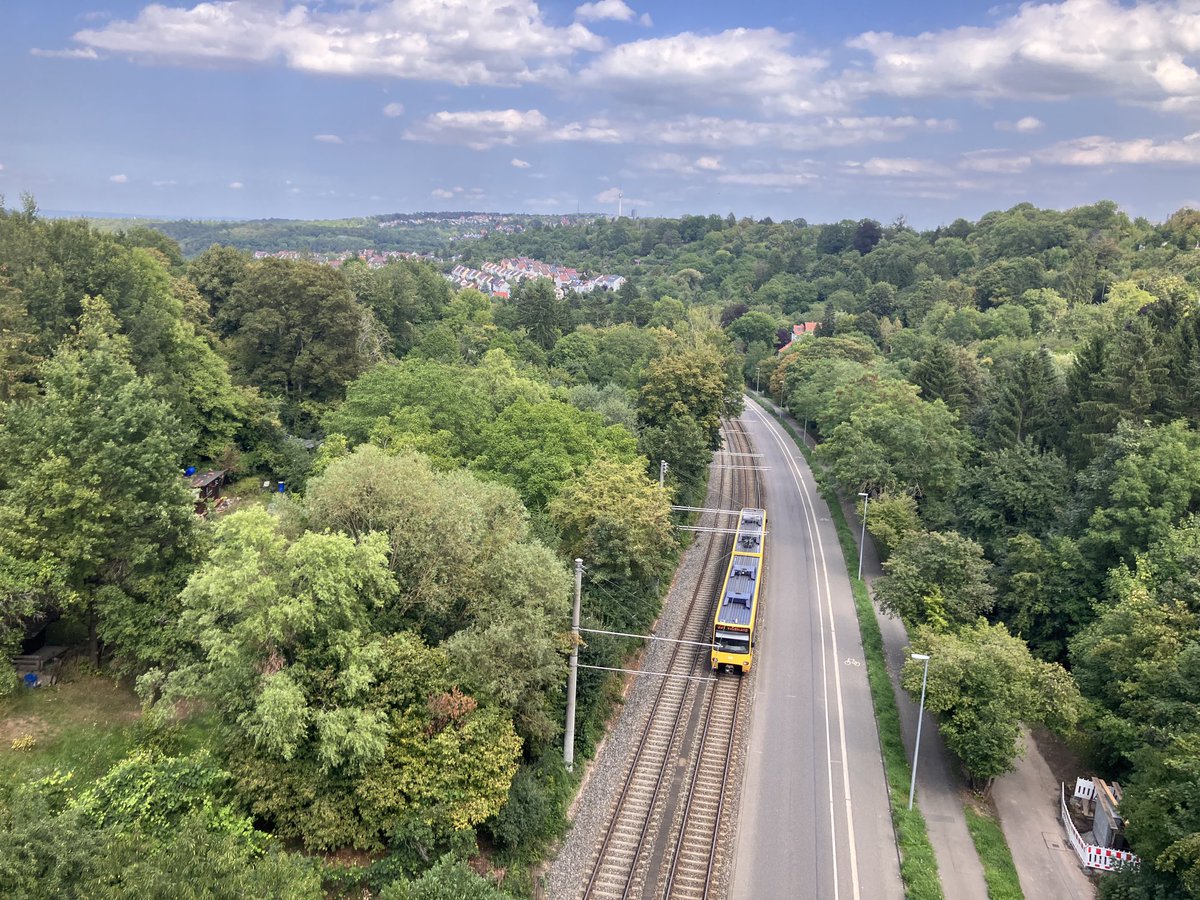 Auch so kann man auf #Stuttgart schauen 👀