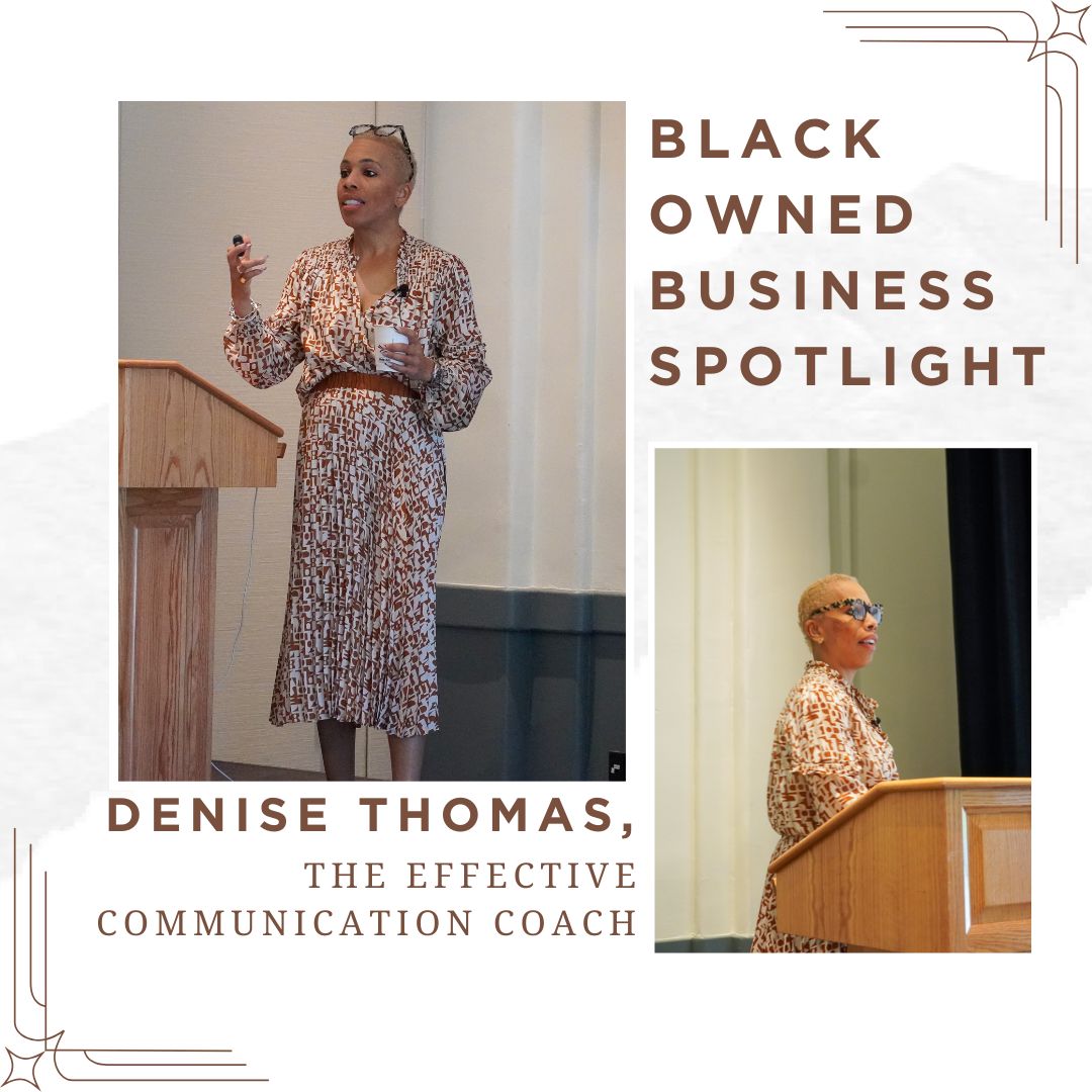 During #NationalBlackBusinessMonth, we’re highlighting a few outstanding Black-owned businesses in WI and beyond. First up is the amazing Denise Thomas, the Effective Communication Coach! Denise has been featured in Forbes, the Milwaukee Business Journal, and Milwaukee Magazine.