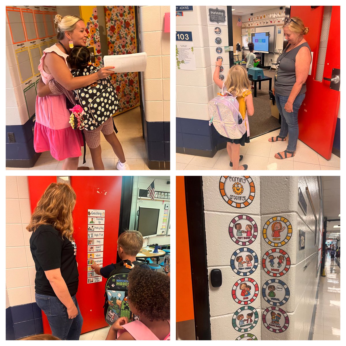 Love seeing our staff at @jtownelementary greet each student as they arrive to their classroom! @PilleErin @JtownElemAP #YouAreWelcomeHere #YouBelong