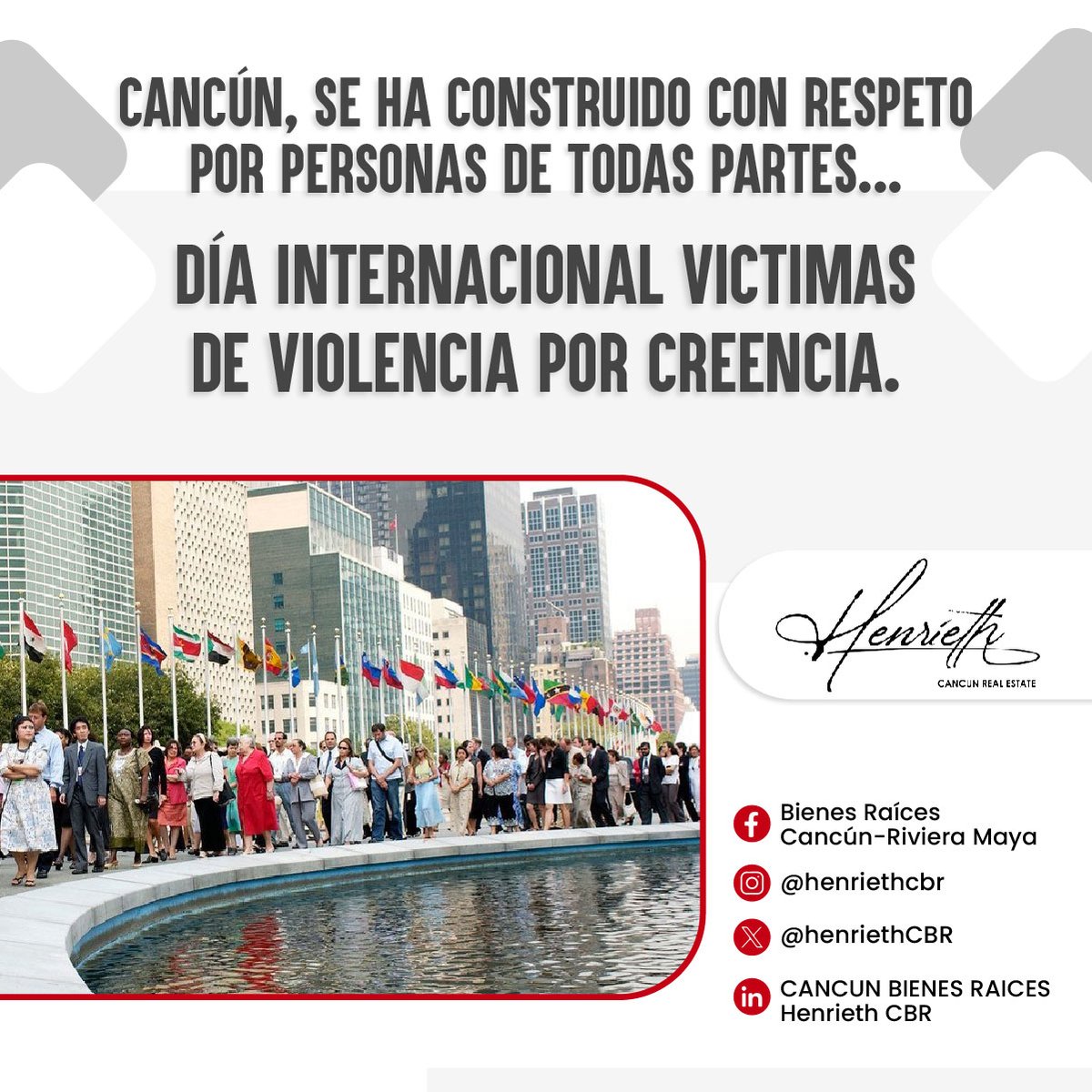 Porque la paz inicia con el respeto hacia los demás, respeto a sus creencias, respeto a sus costumbres, respeto a sus religiones...🙌🕊

#LibertadReligiosa #DíaInternacional  #VíctimiasDeViolenciaPorCreencia #libertaddecreencias